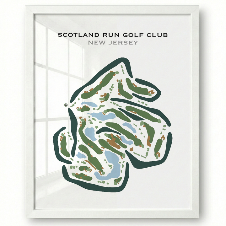 Scotland Run Golf Club, New Jersey - Printed Golf Courses