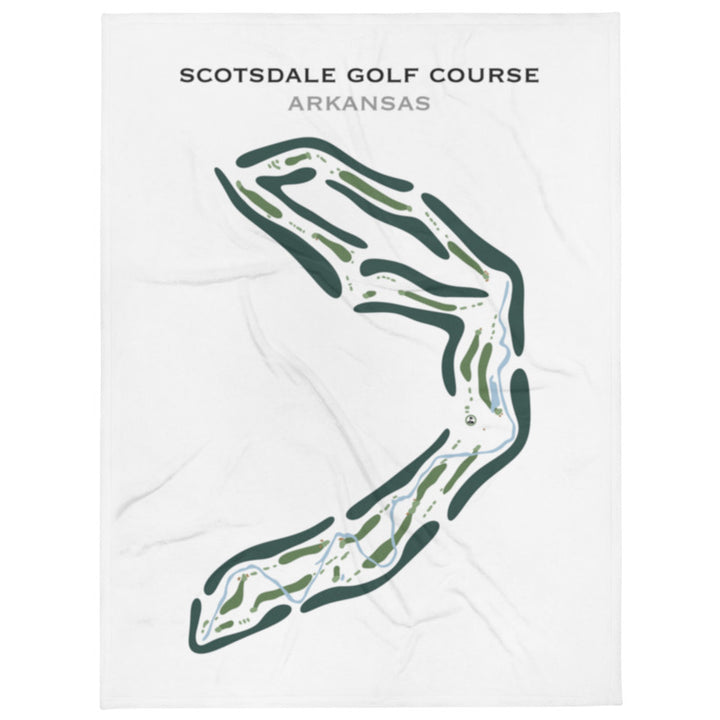 Scotsdale Golf Course, Arkansas - Printed Golf Course
