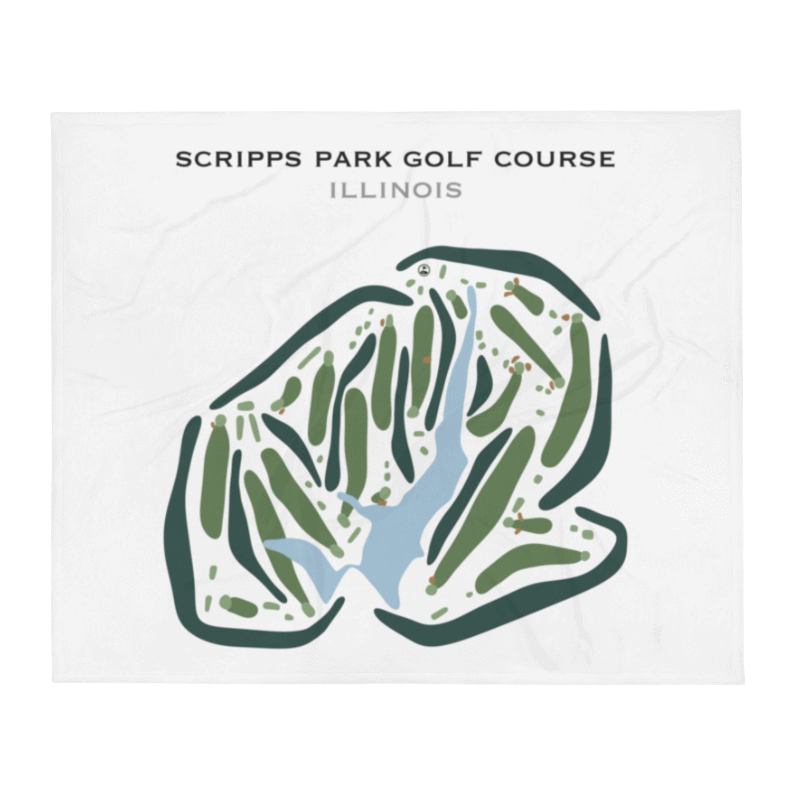 Scripps Park Golf Course, Illinois - Printed Golf Courses