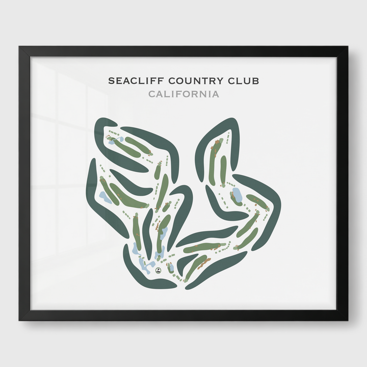 SeaCliff Country Club, California - Printed Golf Courses