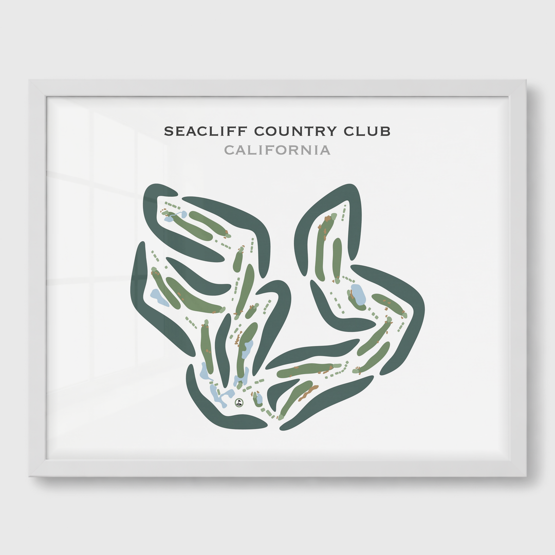 SeaCliff Country Club, California - Printed Golf Courses