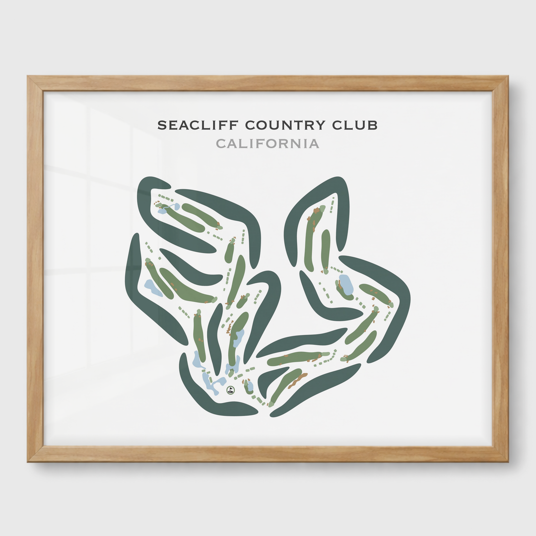 SeaCliff Country Club, California - Printed Golf Courses