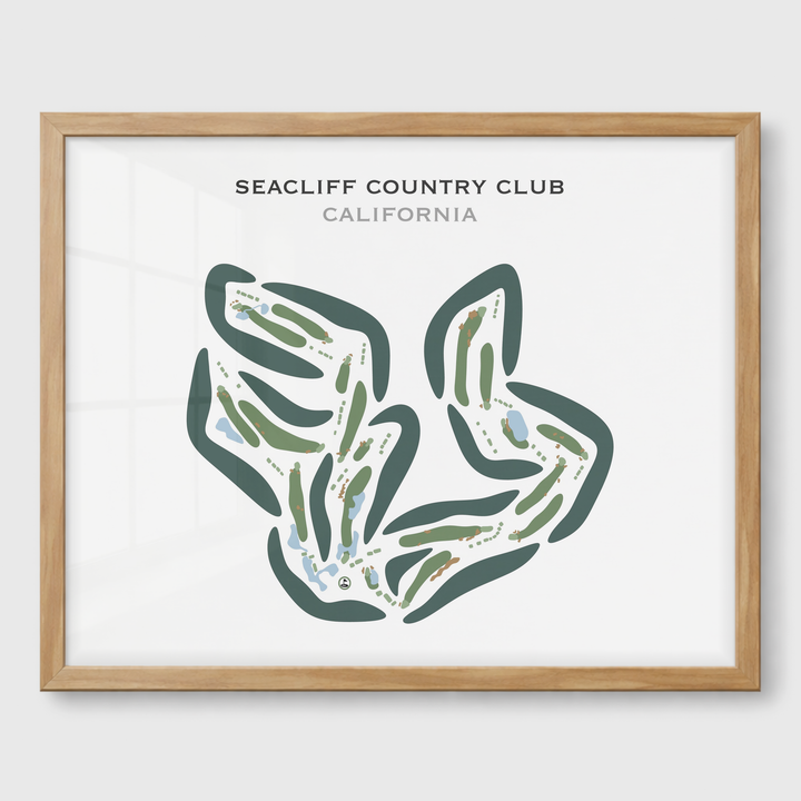SeaCliff Country Club, California - Printed Golf Courses