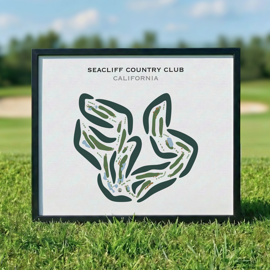 SeaCliff Country Club, California - Printed Golf Courses