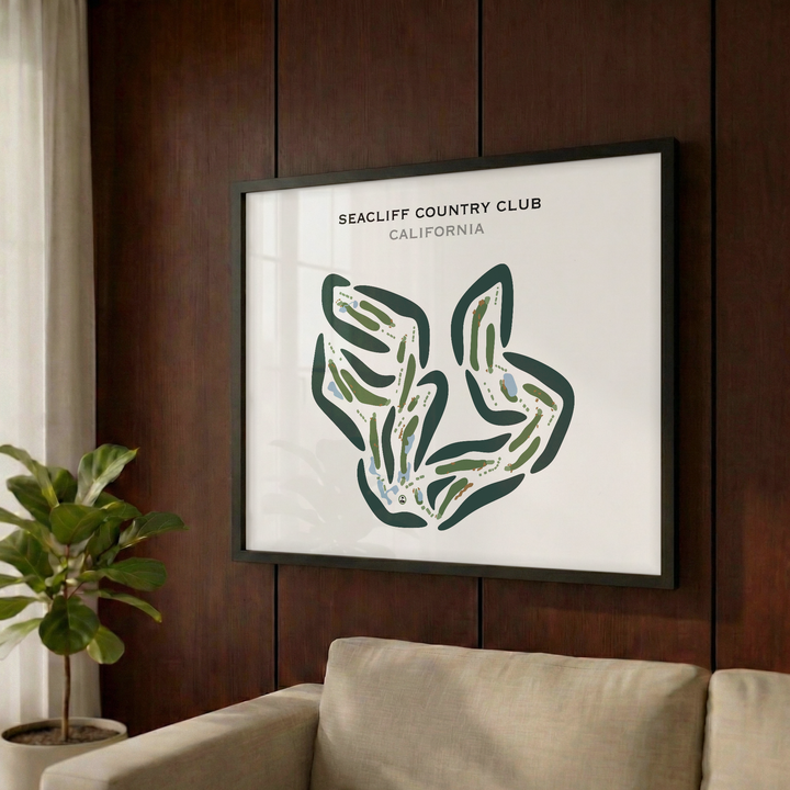 SeaCliff Country Club, California - Printed Golf Courses