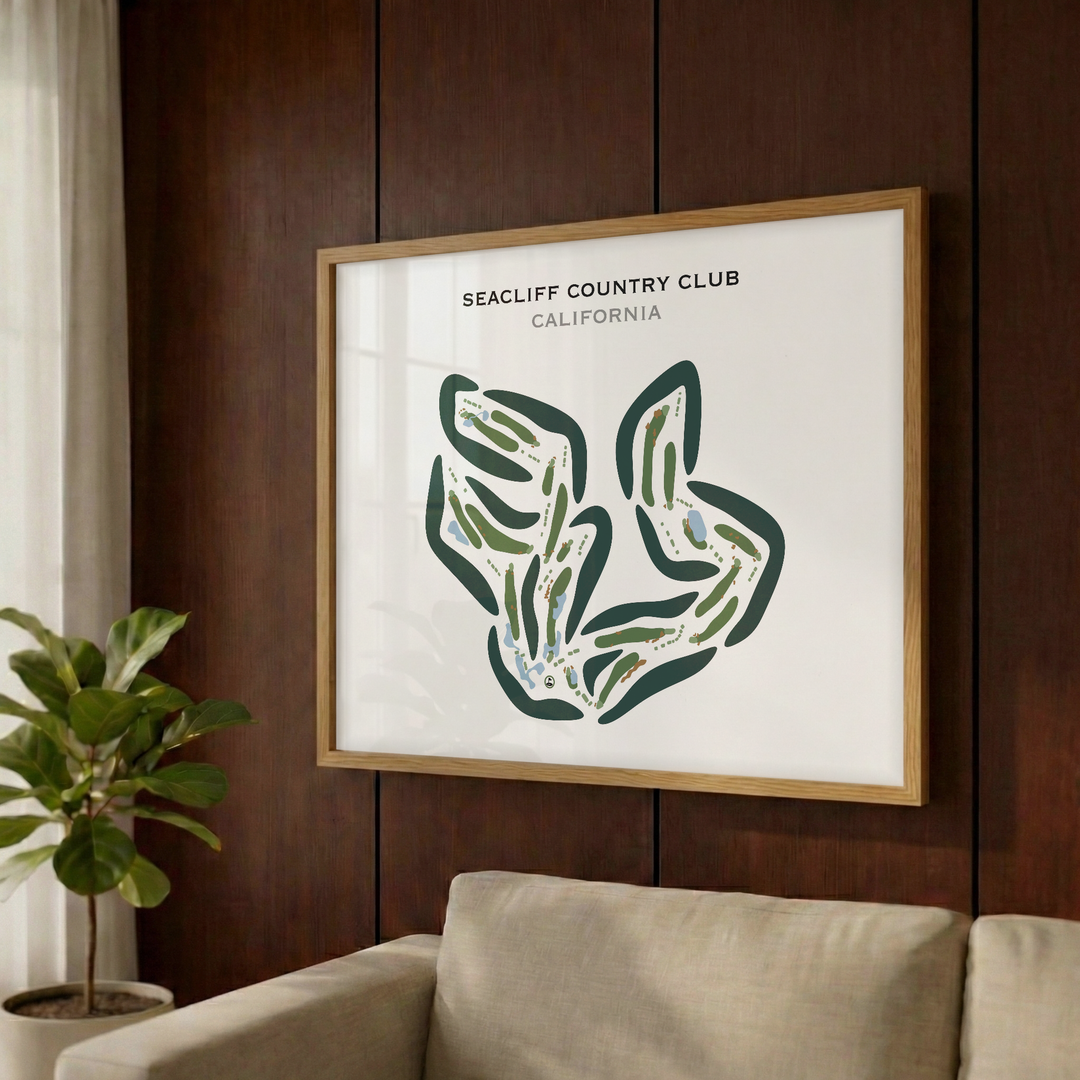 SeaCliff Country Club, California - Printed Golf Courses