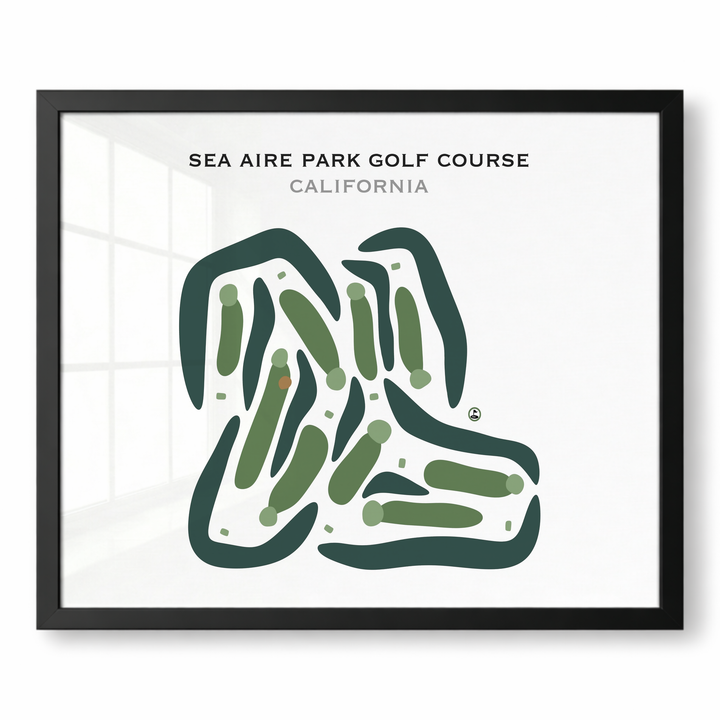 Sea Aire Park Golf Course, California - Printed Golf Courses