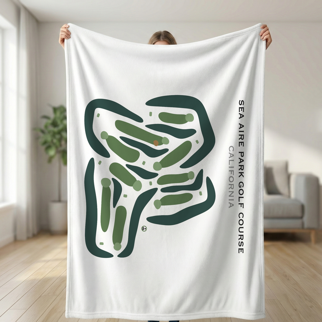 Sea Aire Park Golf Course, California - Printed Golf Courses