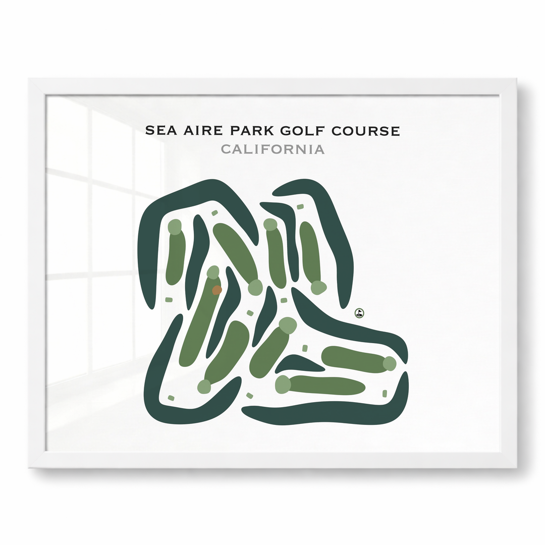 Sea Aire Park Golf Course, California - Printed Golf Courses