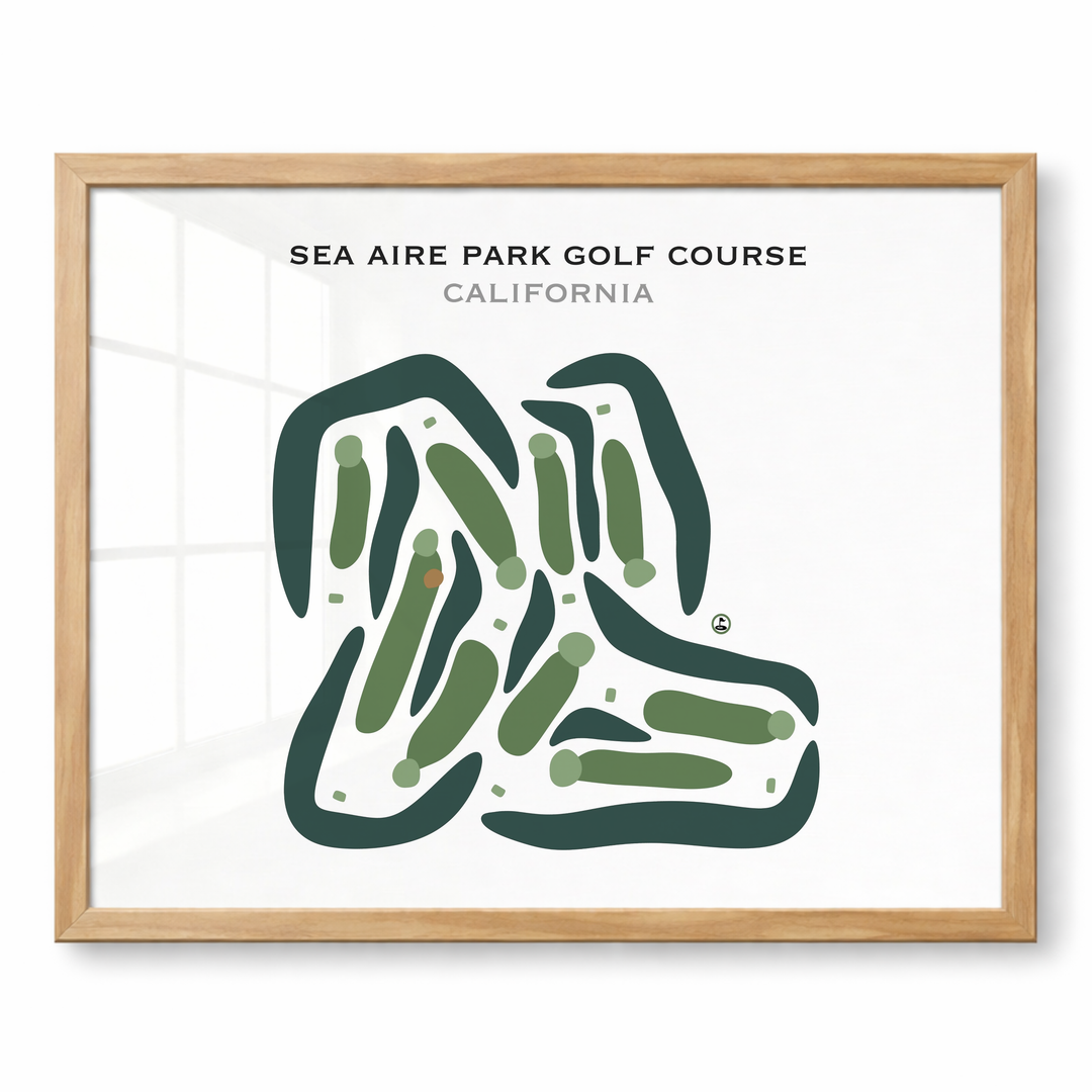 Sea Aire Park Golf Course, California - Printed Golf Courses