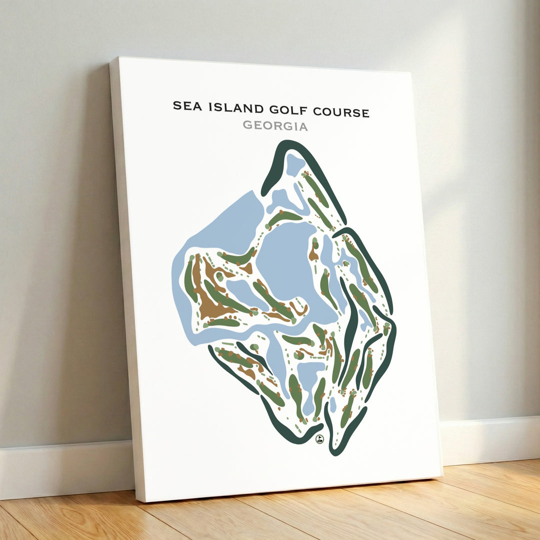 Sea Island Golf Course, Georgia - Printed Golf Courses