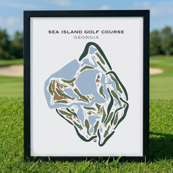 Sea Island Golf Course, Georgia - Printed Golf Courses