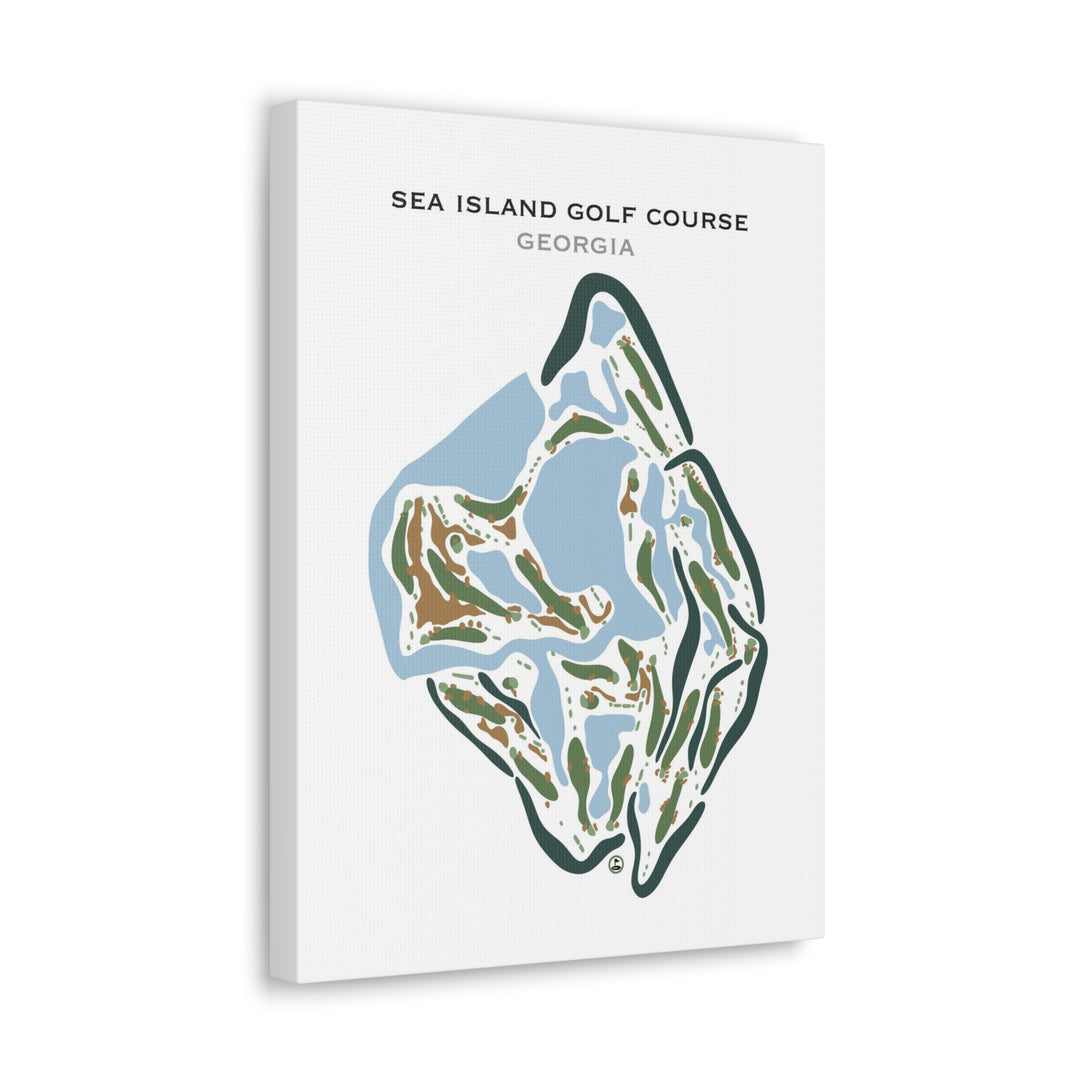 Sea Island Golf Course, Georgia - Printed Golf Courses
