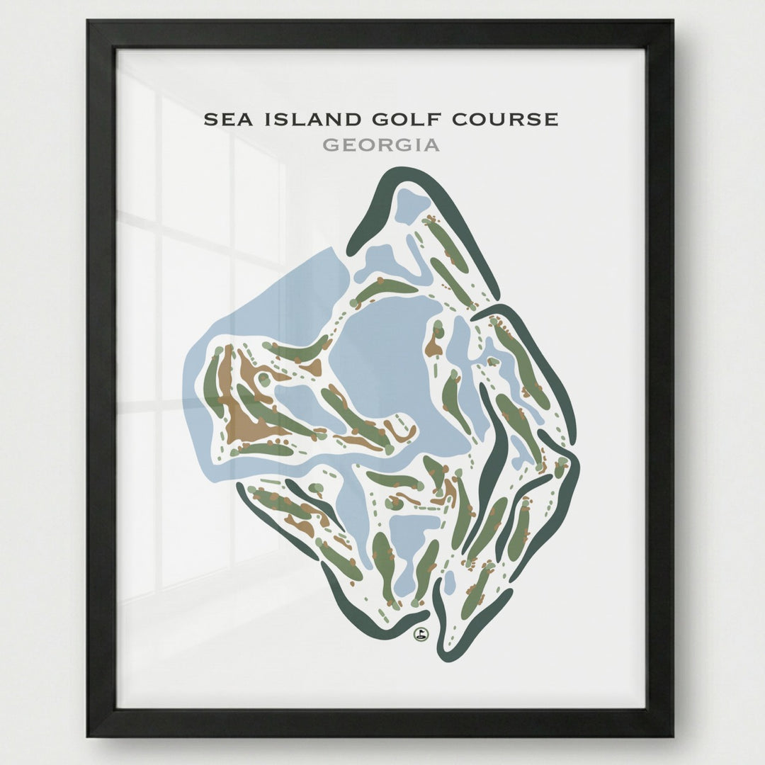 Sea Island Golf Course, Georgia - Printed Golf Courses