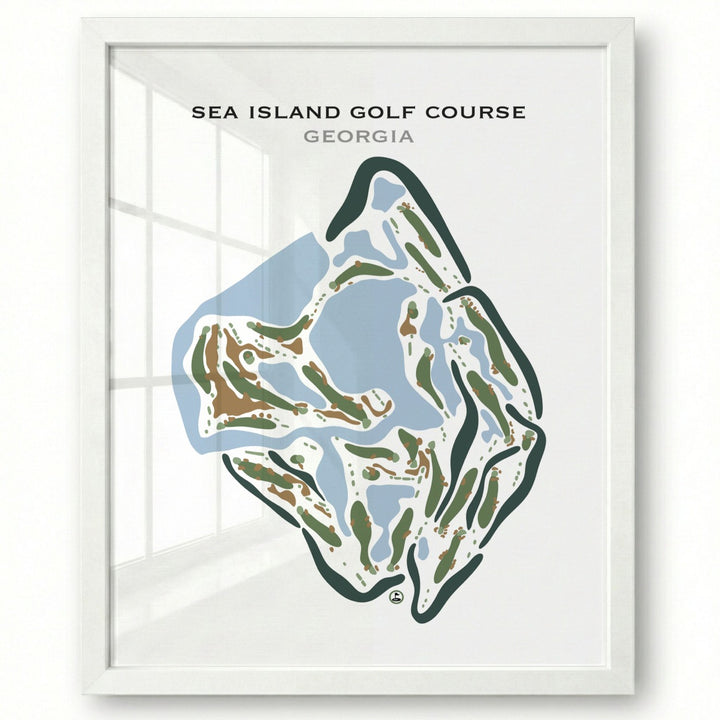 Sea Island Golf Course, Georgia - Printed Golf Courses