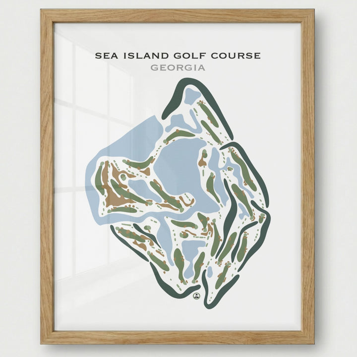 Sea Island Golf Course, Georgia - Printed Golf Courses