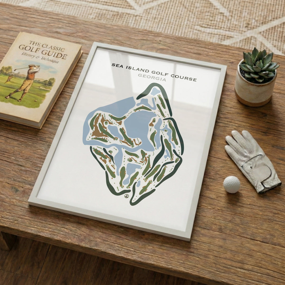 Sea Island Golf Course, Georgia - Printed Golf Courses