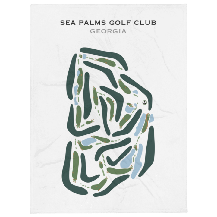 Sea Palms Golf Club, Georgia - Printed Golf Courses