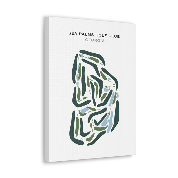 Sea Palms Golf Club, Georgia - Printed Golf Courses