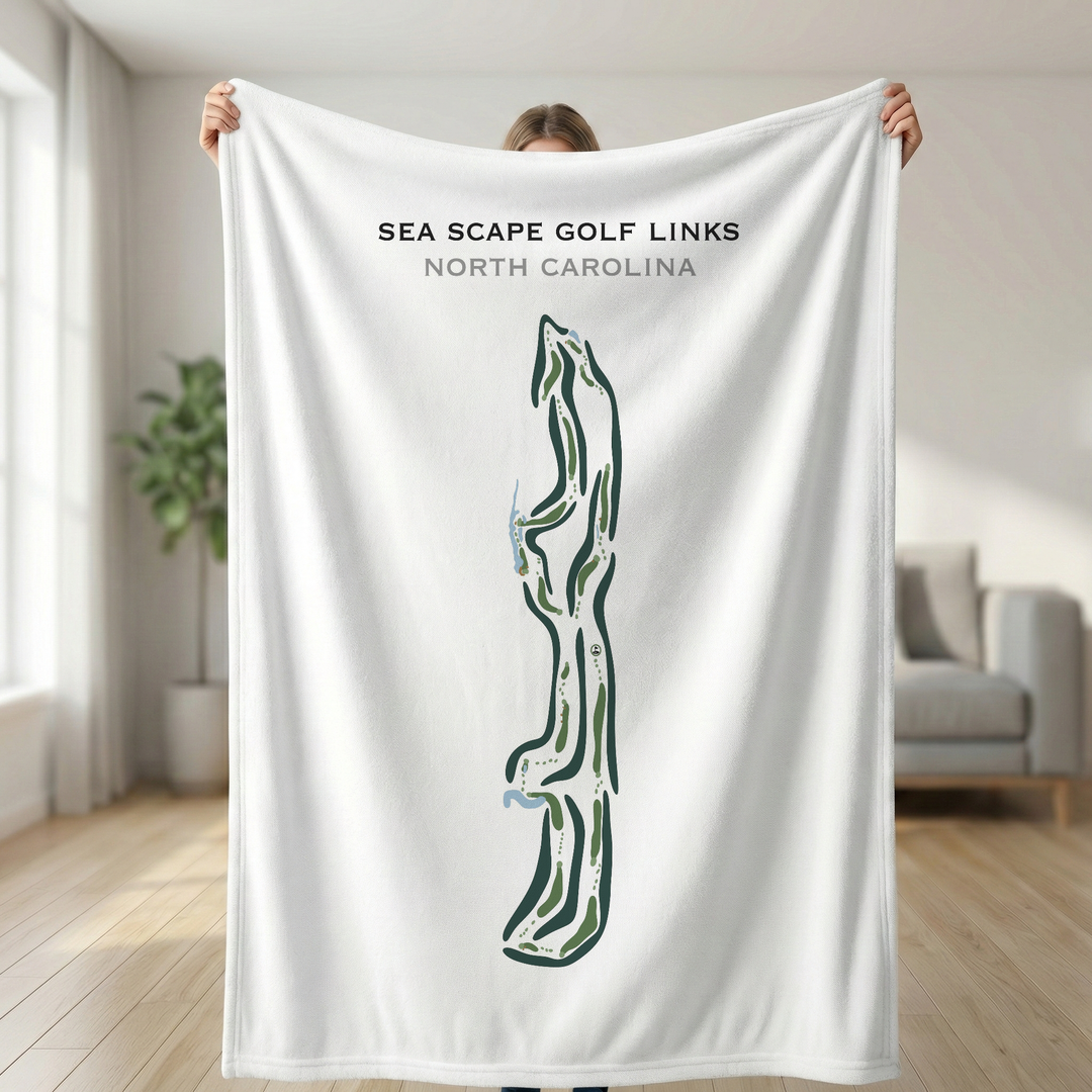Sea Scape Golf Links, North Carolina - Printed Golf Courses