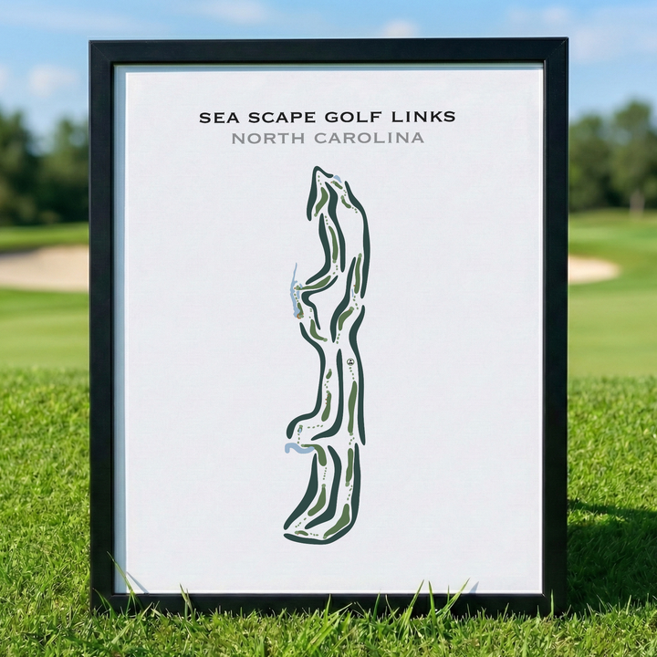 Sea Scape Golf Links, North Carolina - Printed Golf Courses