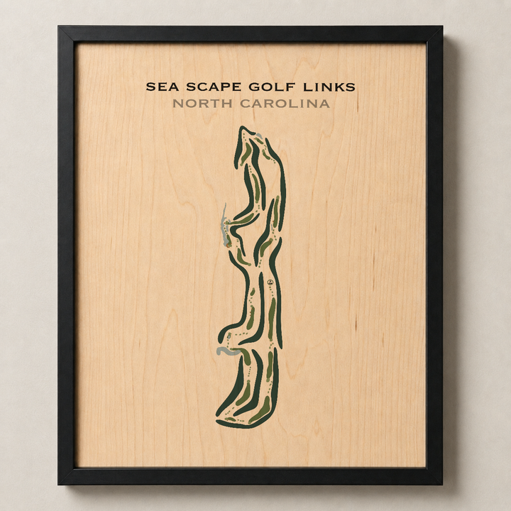 Sea Scape Golf Links, North Carolina - Printed Golf Courses