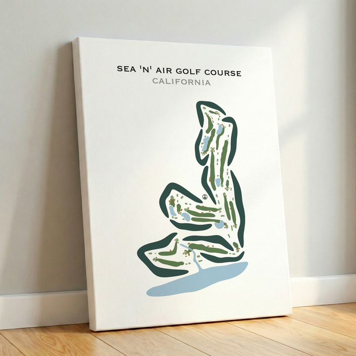 Sea 'N Air Golf Club, California - Printed Golf Courses