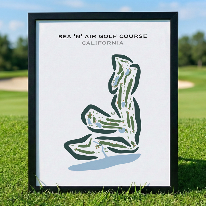 Sea 'N Air Golf Club, California - Printed Golf Courses