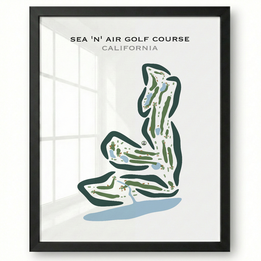 Sea 'N Air Golf Club, California - Printed Golf Courses