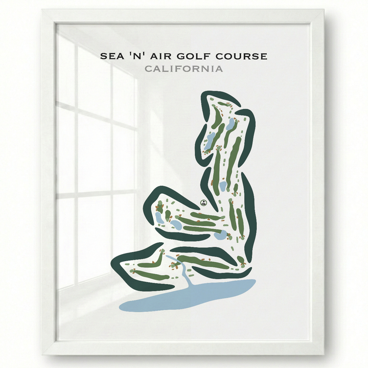 Sea 'N Air Golf Club, California - Printed Golf Courses