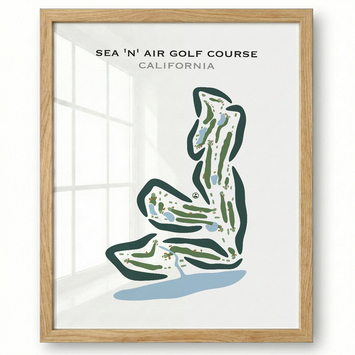Sea 'N Air Golf Club, California - Printed Golf Courses