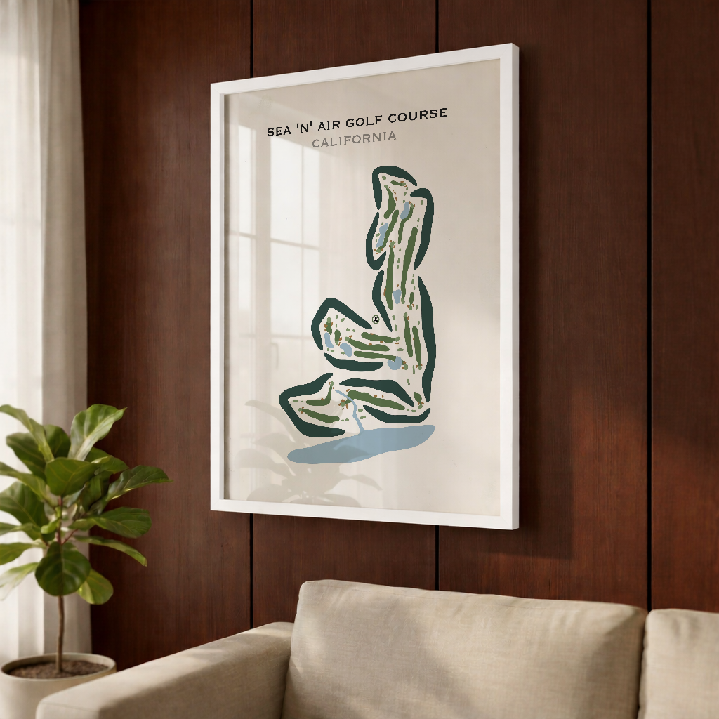 Sea 'N Air Golf Club, California - Printed Golf Courses
