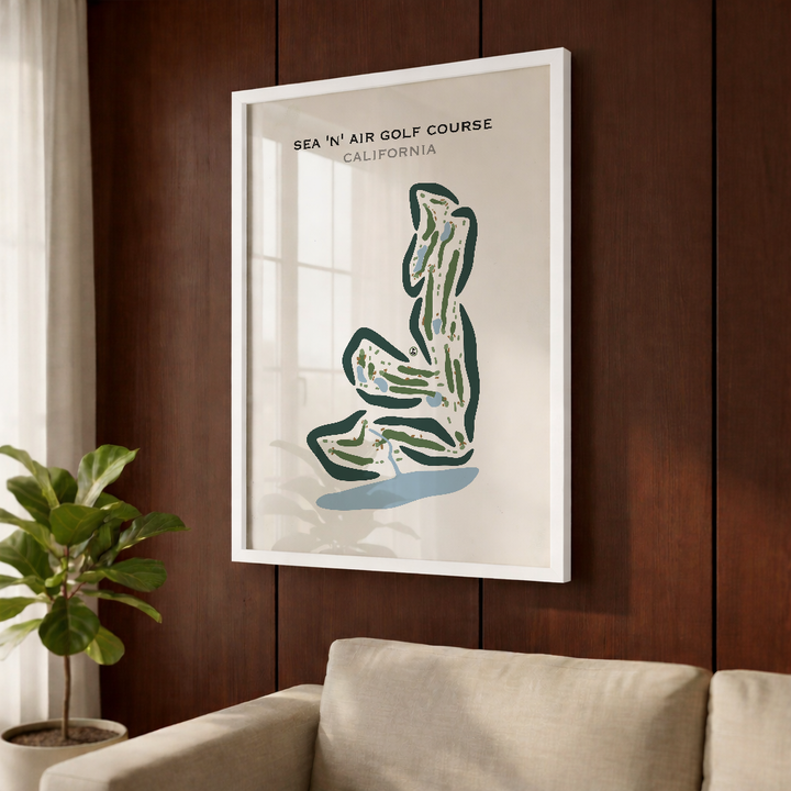 Sea 'N Air Golf Club, California - Printed Golf Courses