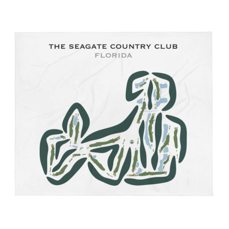 Seagate Country Club, Florida - Printed Golf Courses