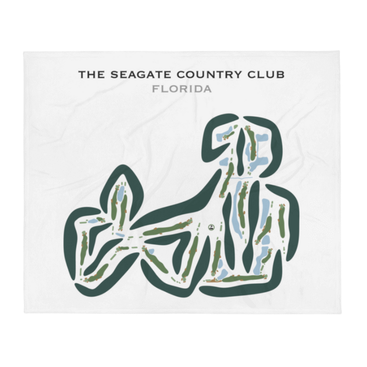 Seagate Country Club, Florida - Printed Golf Courses