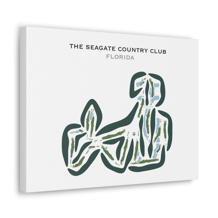 Seagate Country Club, Florida - Printed Golf Courses