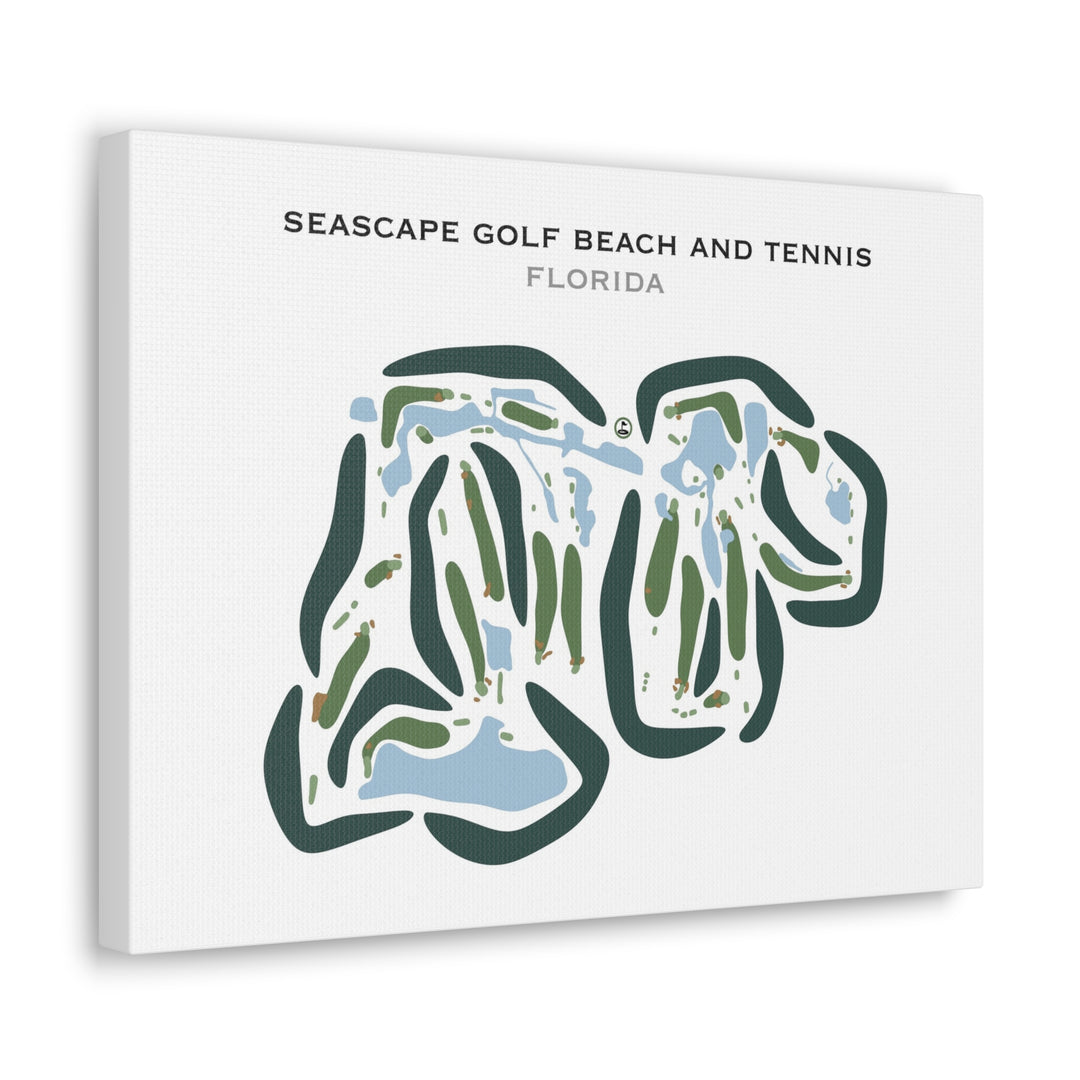 Seascape Golf Beach and Tennis, Florida - Printed Golf Courses