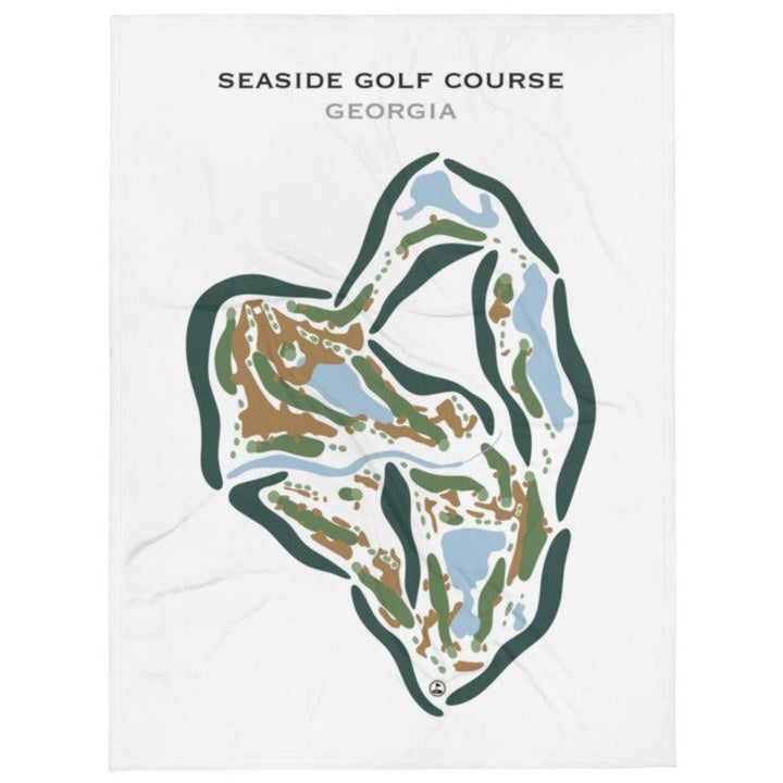 Seaside Golf Course, Georgia - Printed Golf Courses - Golf Course Prints