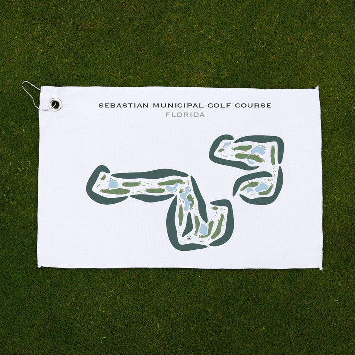 Sebastian Municipal Golf Course, Florida - Printed Golf Courses