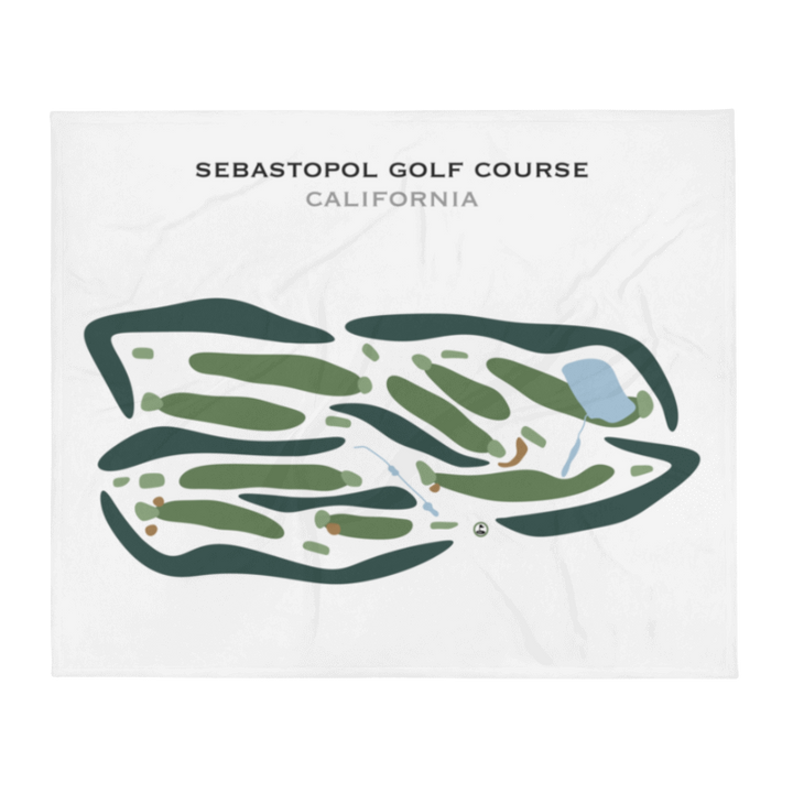 Sebastopol Golf Course, California - Printed Golf Courses