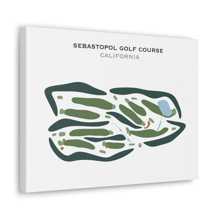 Sebastopol Golf Course, California - Printed Golf Courses