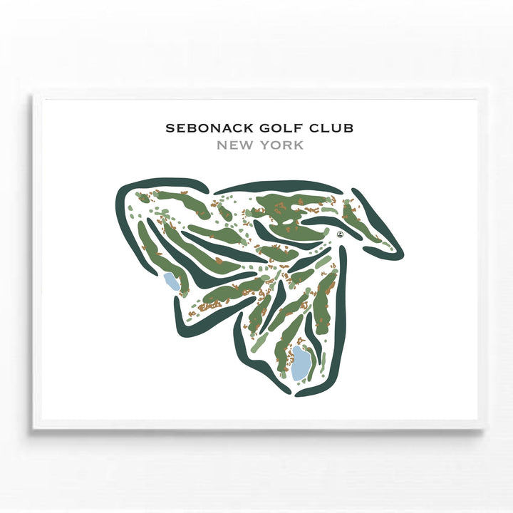 Sebonack Golf Club, New York - Printed Golf Courses