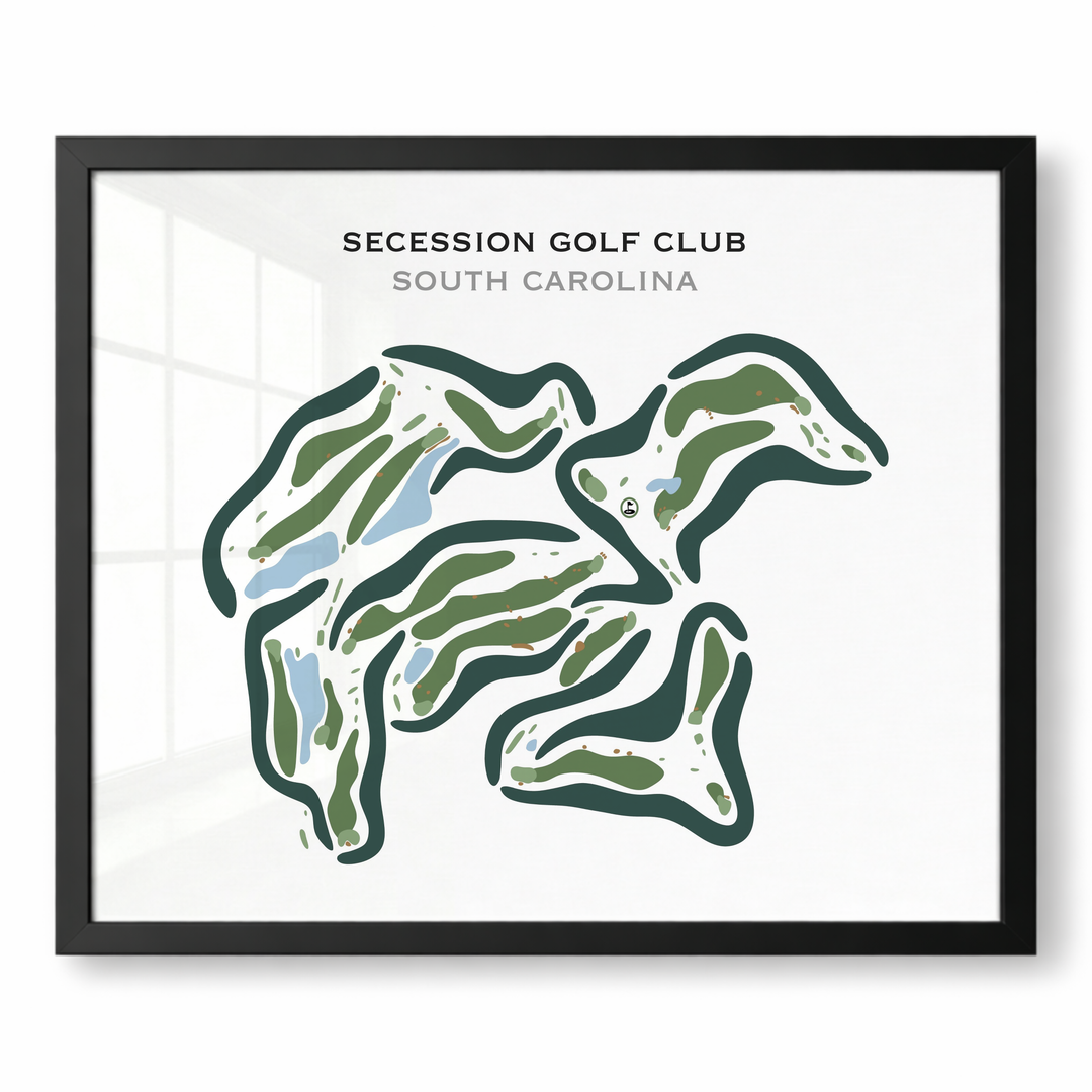 Secession Golf Club, South Carolina - Printed Golf Courses