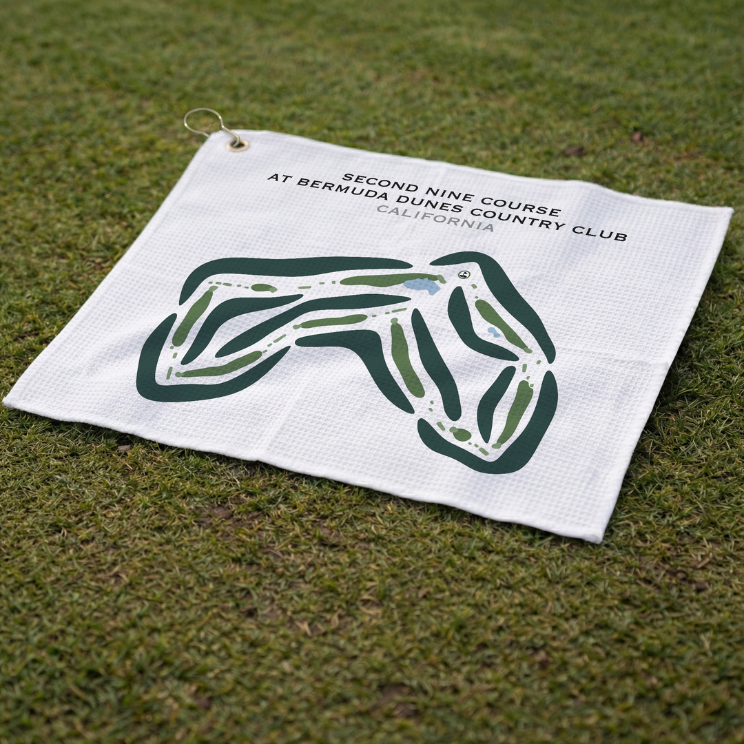 Second Nine Course at Bermuda Dunes Country Club, California - Printed Golf Courses