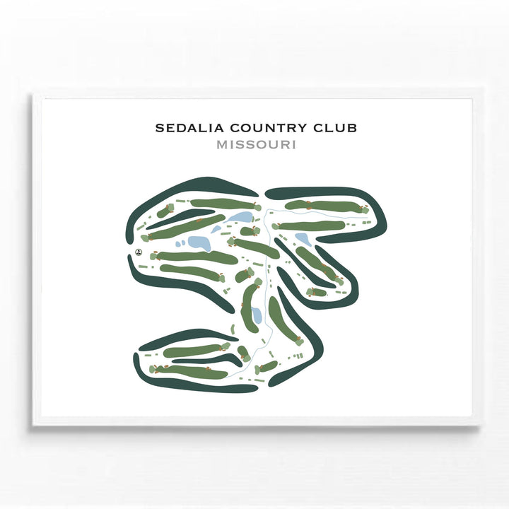 Sedalia Country Club, Missouri - Printed Golf Courses