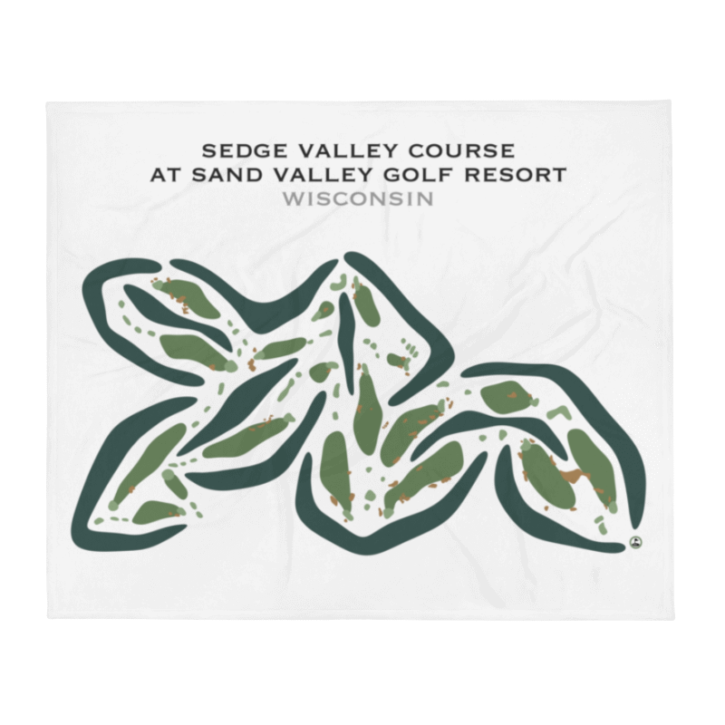 Sedge Valley Course at Sand Valley Golf Resort, Wisconsin - Printed Golf Courses