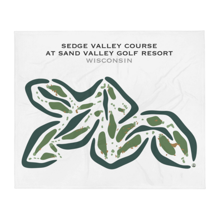 Sedge Valley Course at Sand Valley Golf Resort, Wisconsin - Printed Golf Courses
