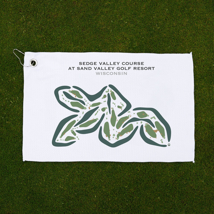 Sedge Valley Course at Sand Valley Golf Resort, Wisconsin - Printed Golf Courses