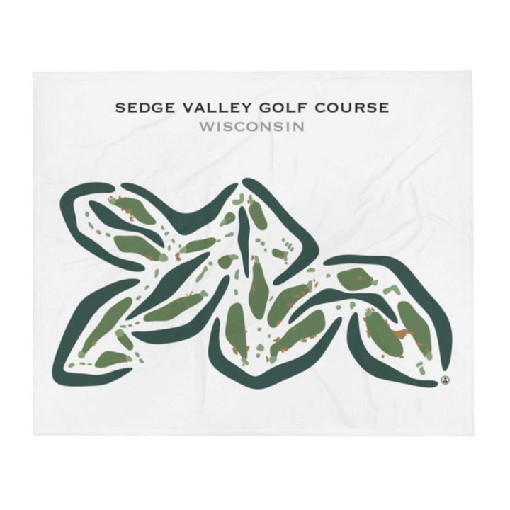 Sedge Valley Golf Course, Wisconsin - Printed Golf Courses