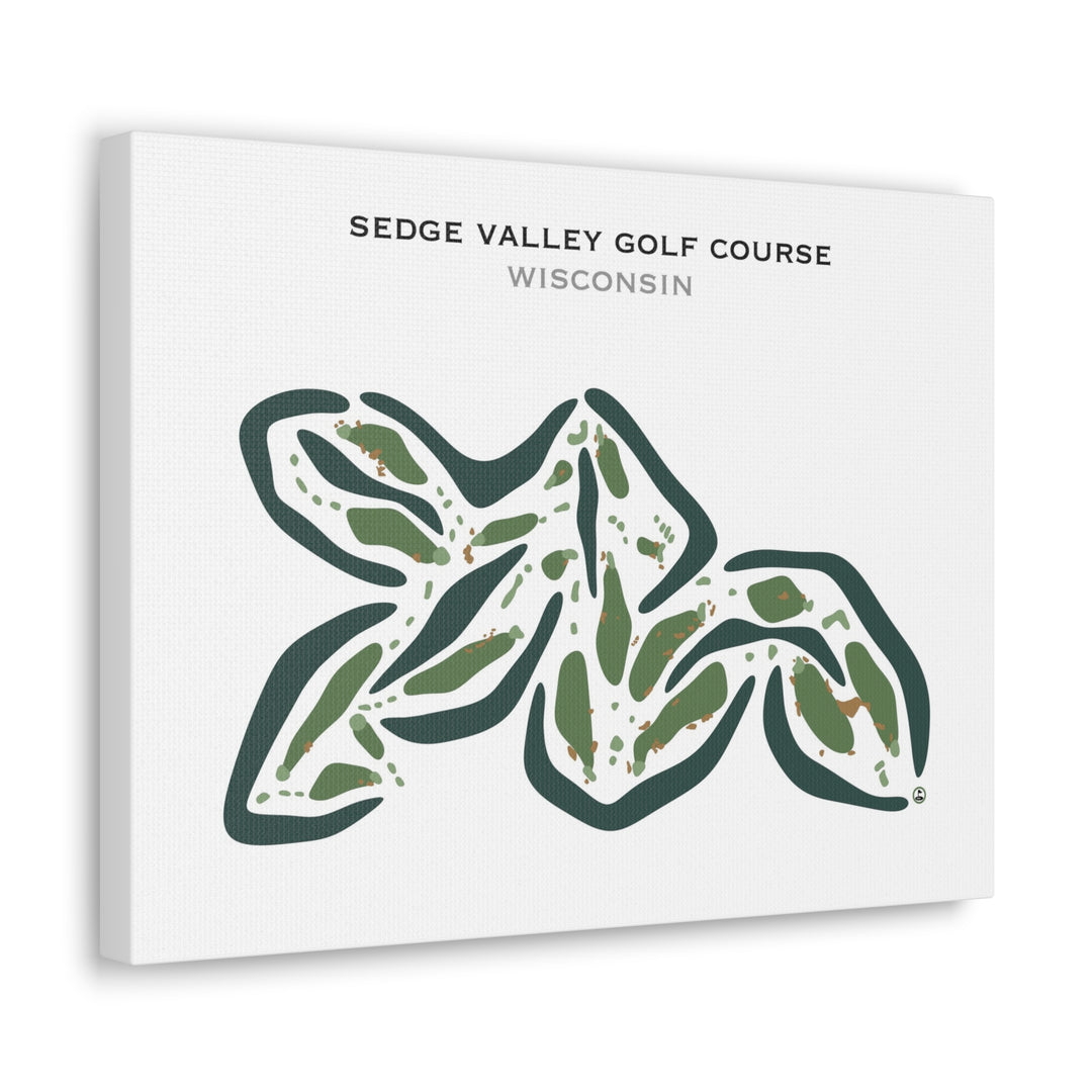 Sedge Valley Golf Course, Wisconsin - Printed Golf Courses